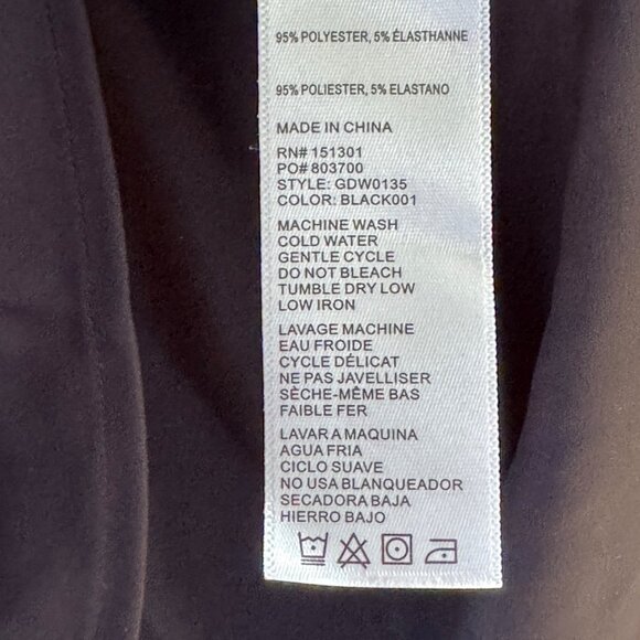 Good American Slip Dress Size 4 Black Cowl Neck Midi Adjustable Straps New Tags - Picture 5 of 10